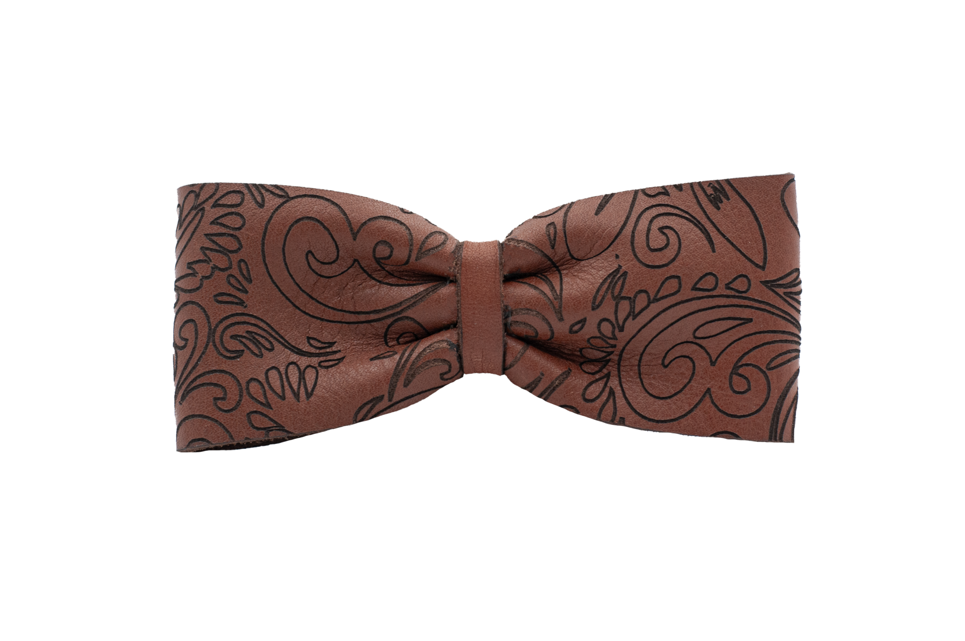 Square Pattern Bow tie in Barcelona Tan