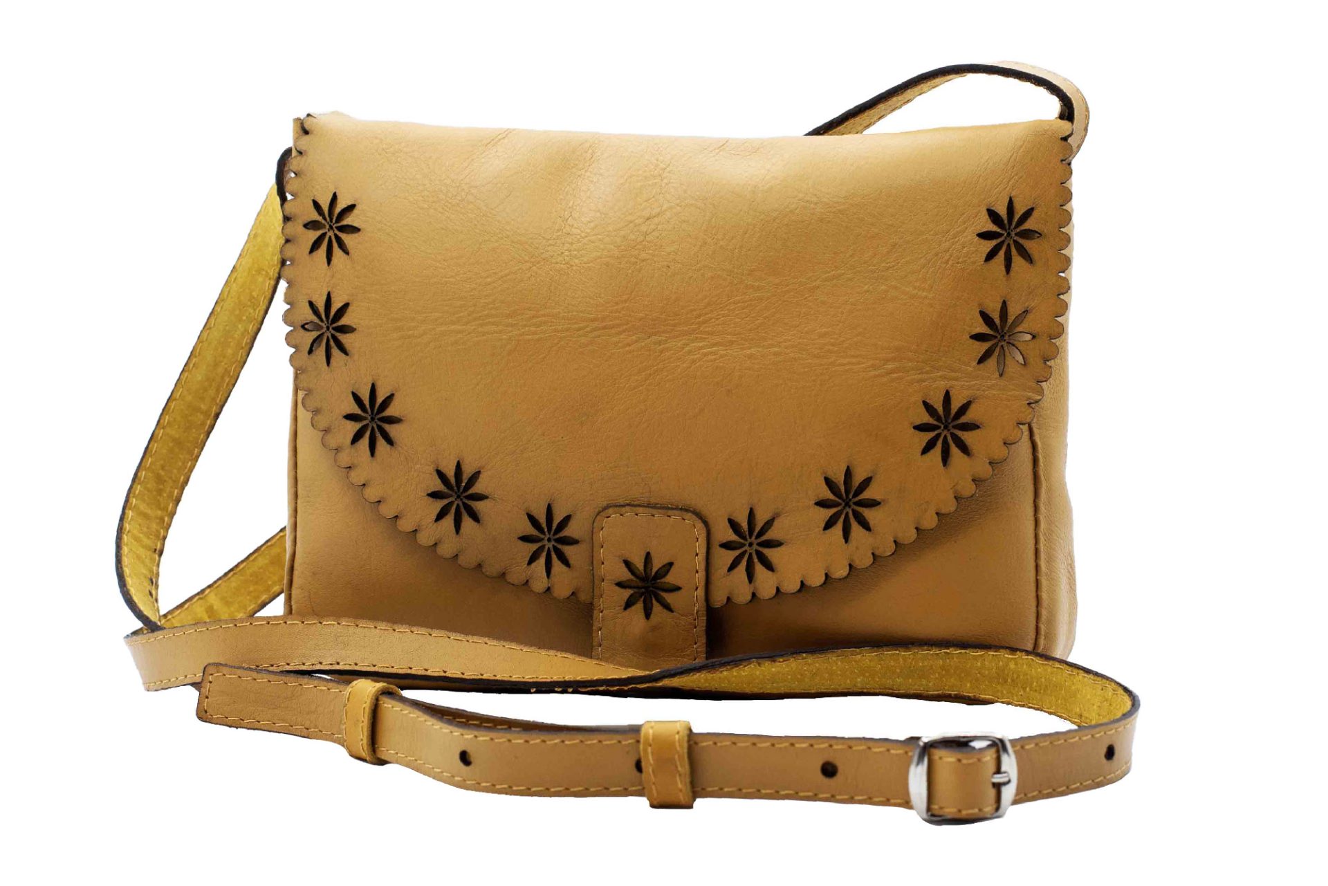 Jenny Daisy Handbag in Texas Ochre
